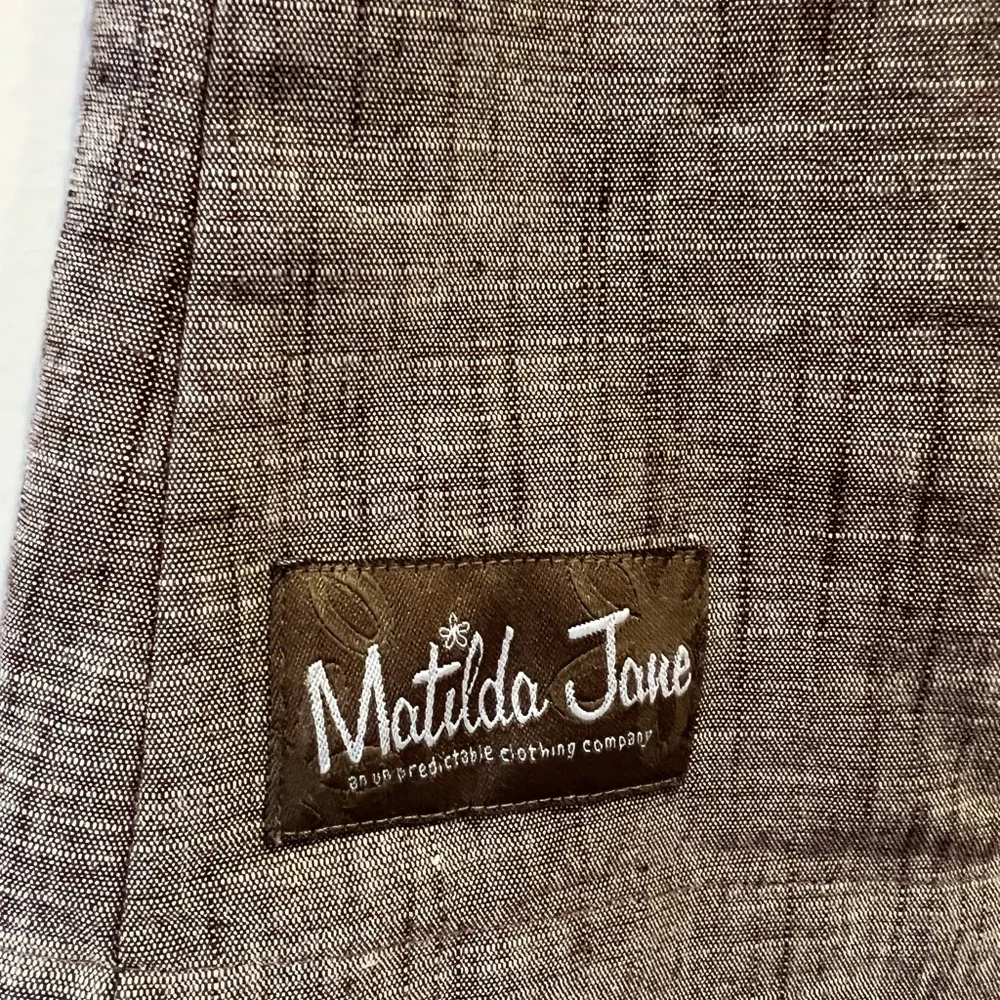 Matilda Jane Hammond Bay Tanna Linen Dress Size 6